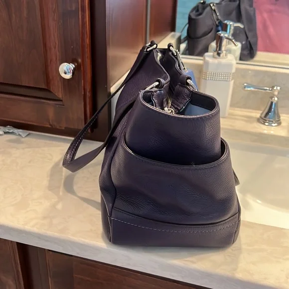 Coach Purple/blue tote - Picture 5 of 12